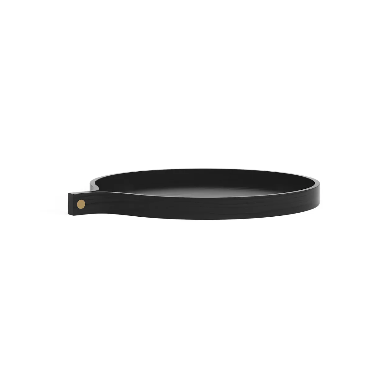 Swedese Comma tray o40 cm Ash black oiled | Scandinavian Design | Trays | Black