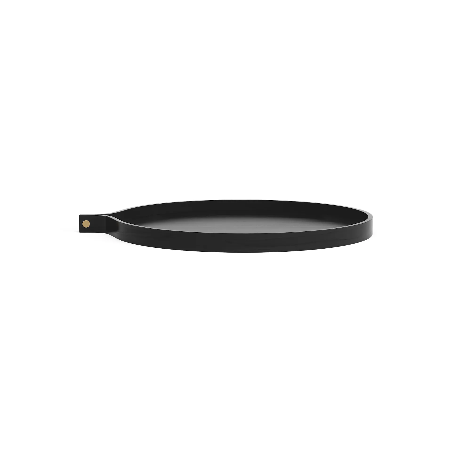 Comma tray Ø52 cm, Ash black oiled Swedese