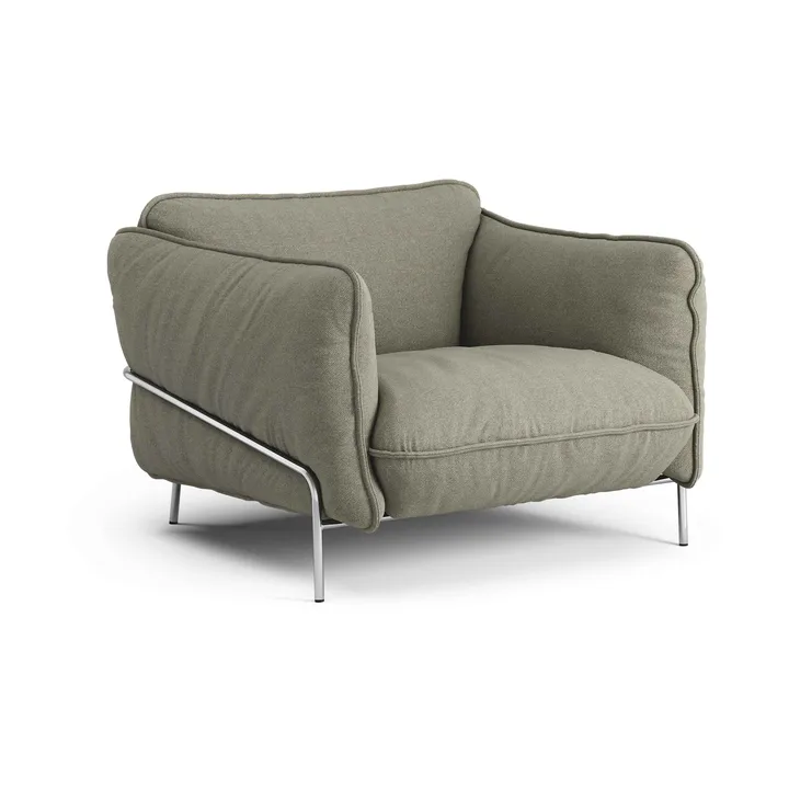 Continental armchair - Sealife Green/black-chromed steel - Swedese