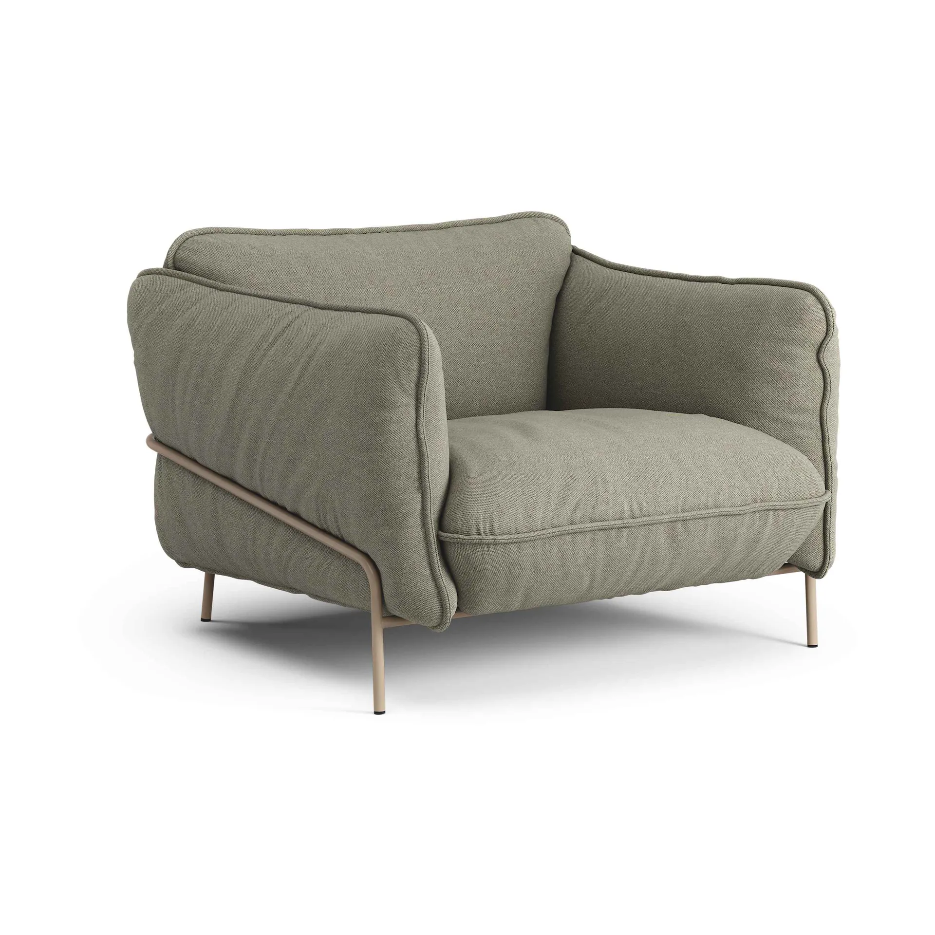 Continental armchair, Sealife Green/black-nutmeg Swedese