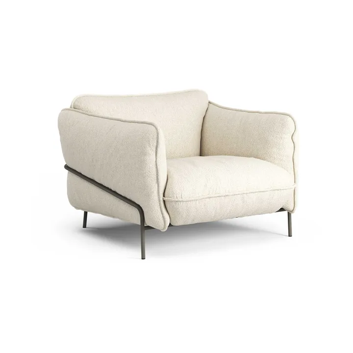 Continental armchair - Wave Champagne-orca grey - Swedese