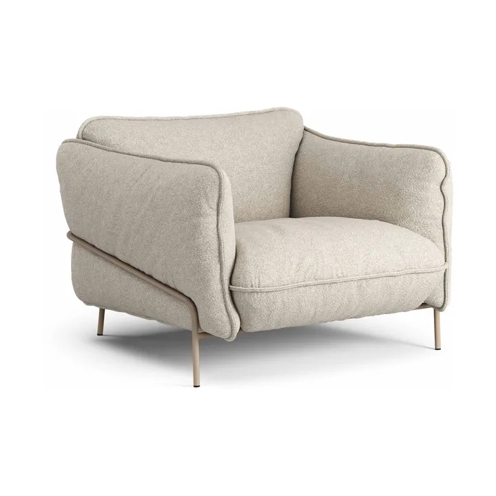 Continental armchair - Wave Sand-nutmeg - Swedese