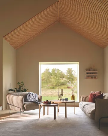 Continental armchair - Wave Sand-orkangrå - Swedese