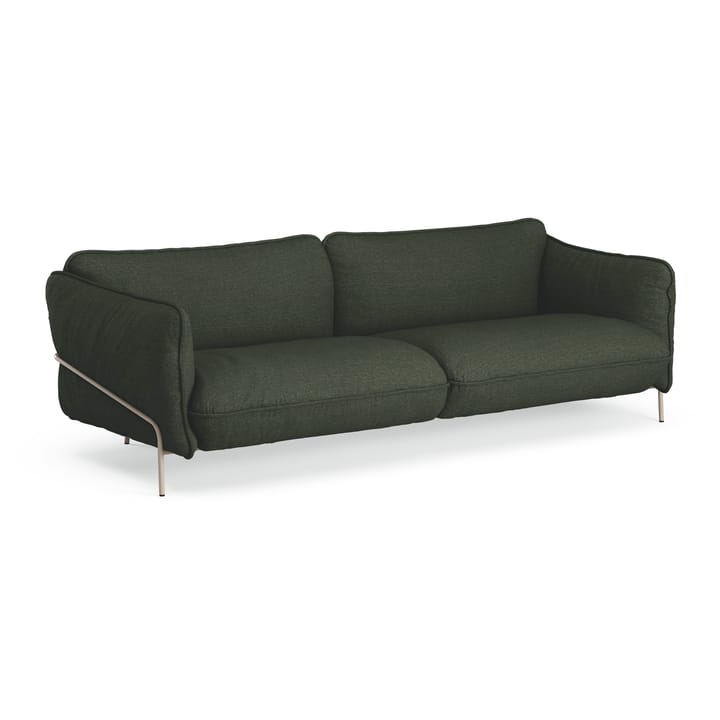 Continental sofa 3-seats - Barnum 09 Pine-steel frame - nutmeg - Swedese