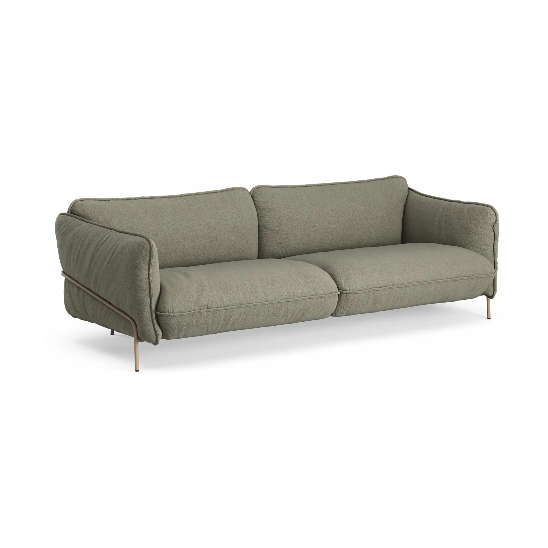 Continental sofa, Sealife Green/black-nutmeg Swedese
