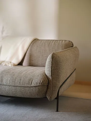 Continental sofa - Sealife Ivory/Sand-orca grey - Swedese