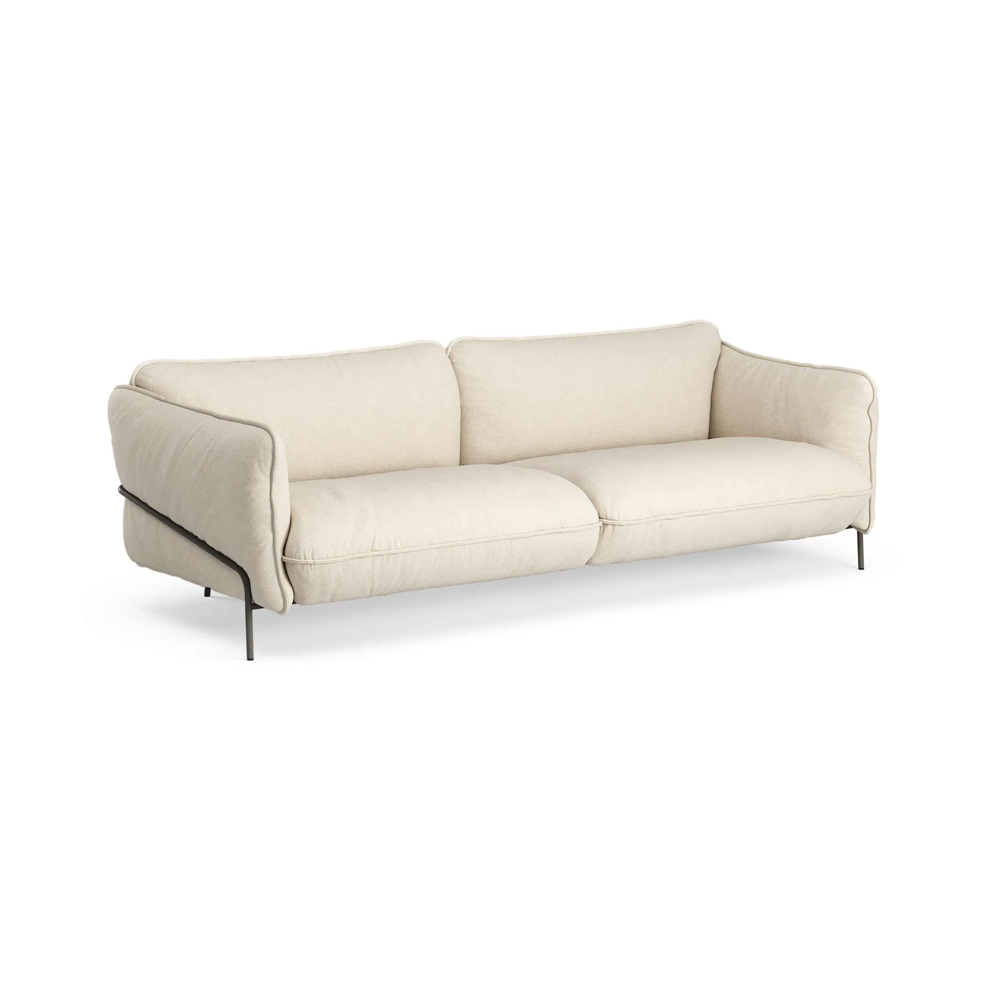 Continental sofa, Sealife Light beige/White-orkangray Swedese