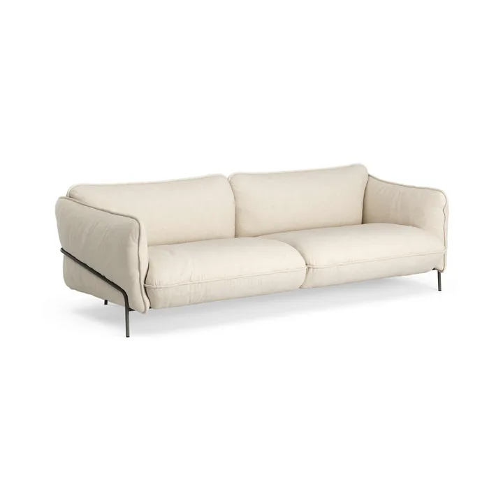 Continental sofa - Sealife Light beige/White-orkangray - Swedese