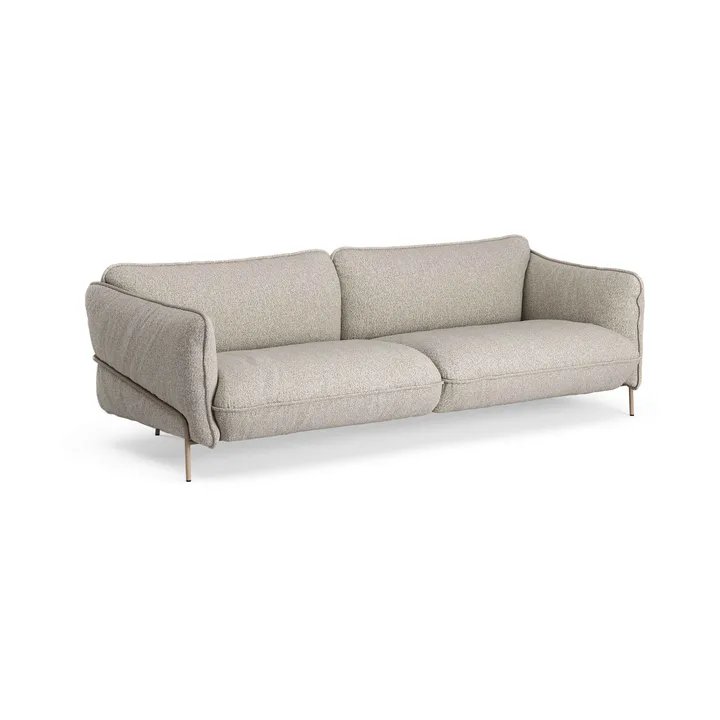 Continental sofa - Wave Cobblestone-nutmeg - Swedese