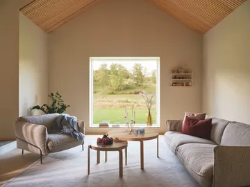 Continental sofa - Wave Sky-nutmeg - Swedese