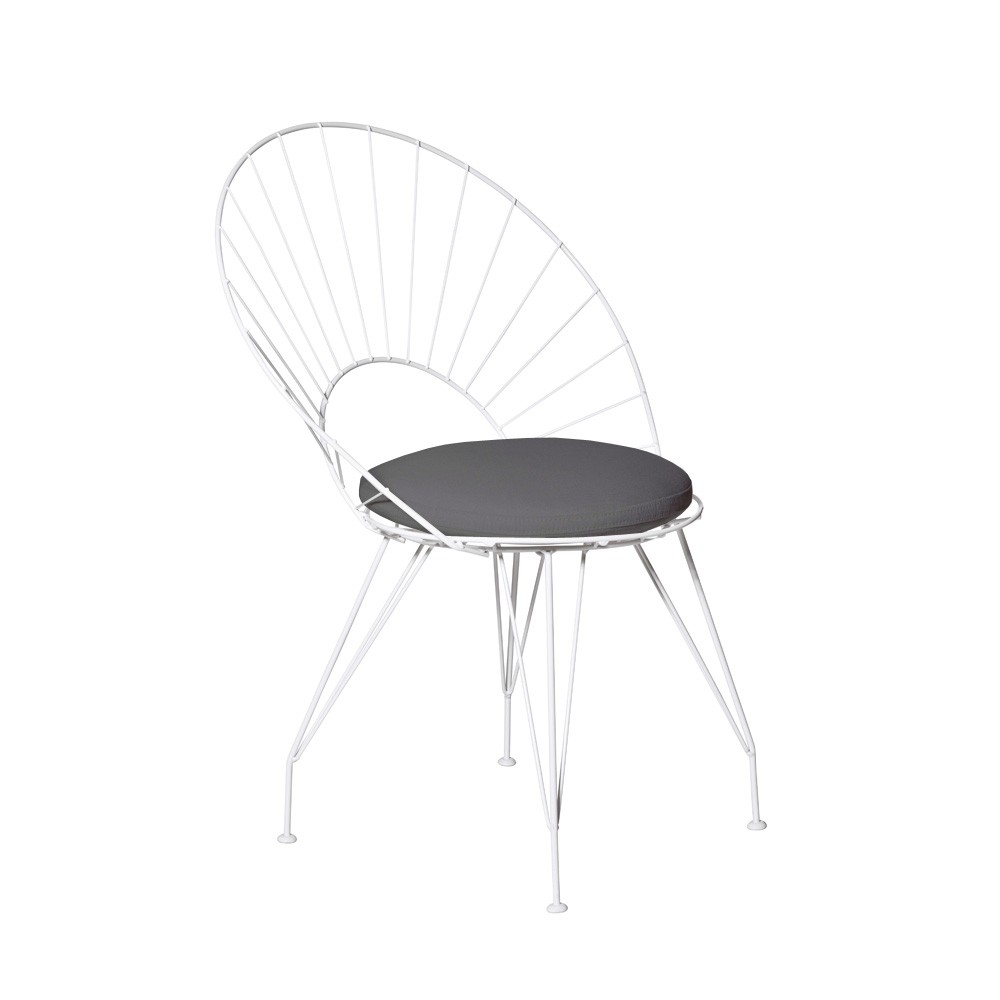 Swedese Desirée chair Black/brown, white stand | Scandinavian Design | Garden chairs | Black