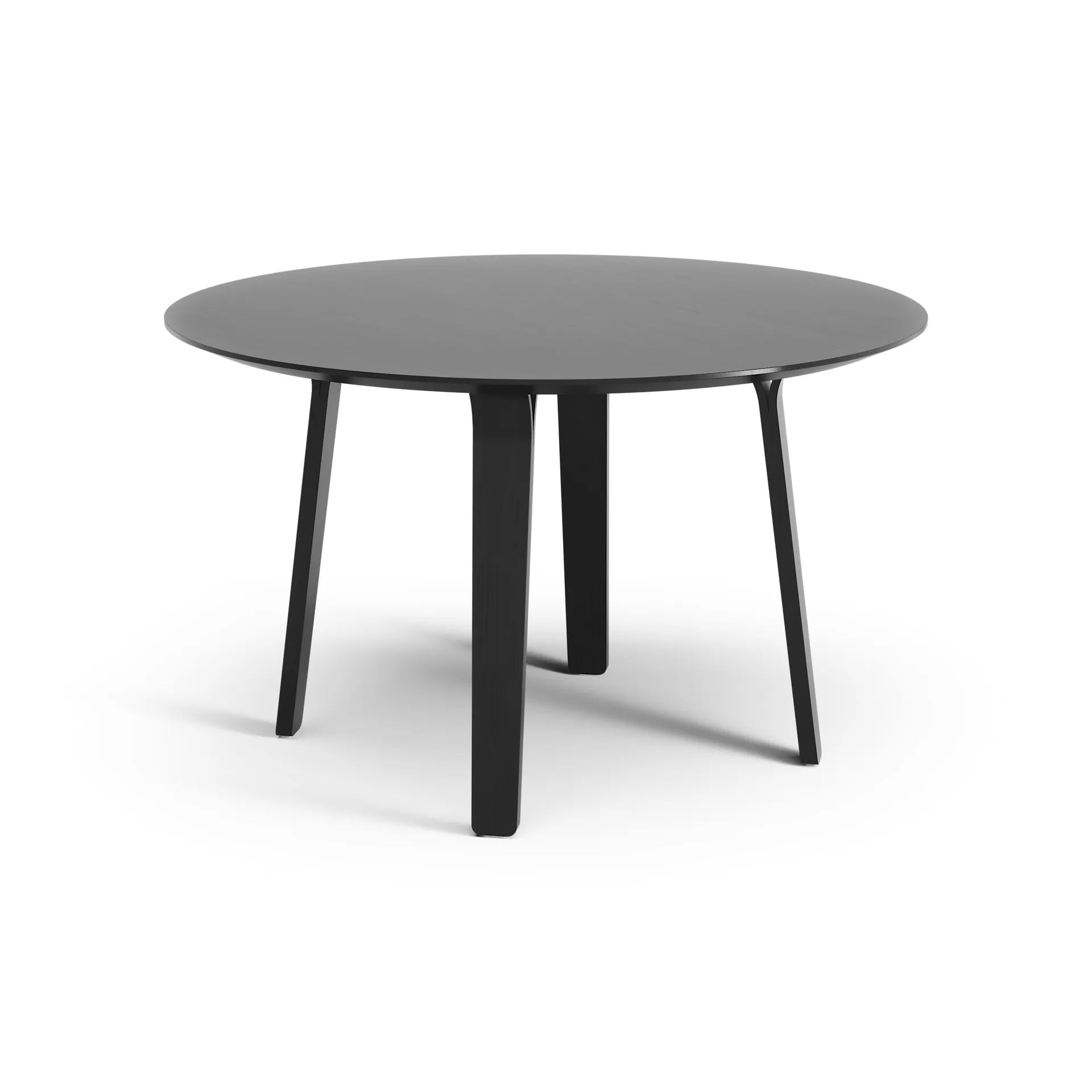 Divido table Ø120 cm, Ash black glazed Swedese