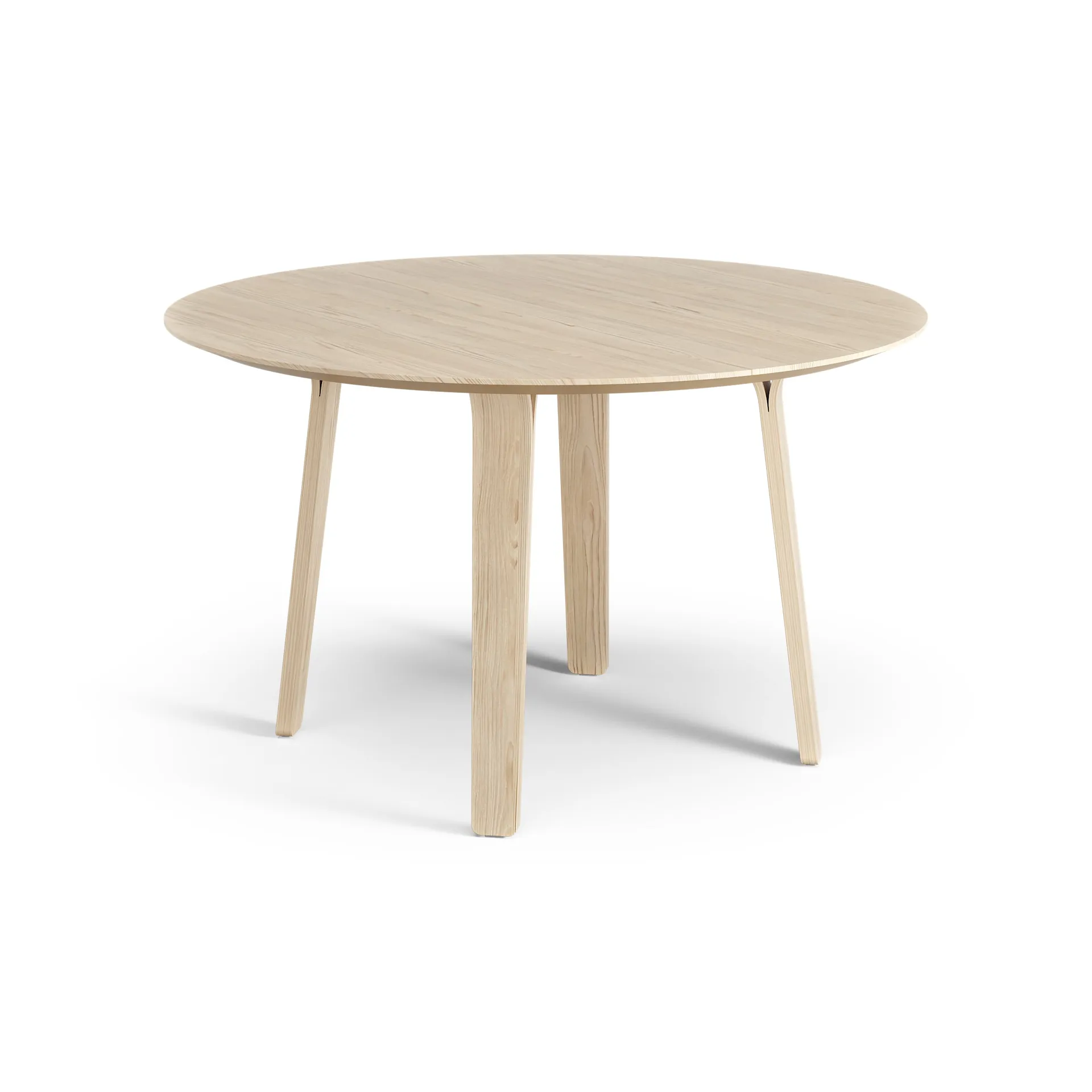Divido table Ø120 cm, Ash laquered Swedese