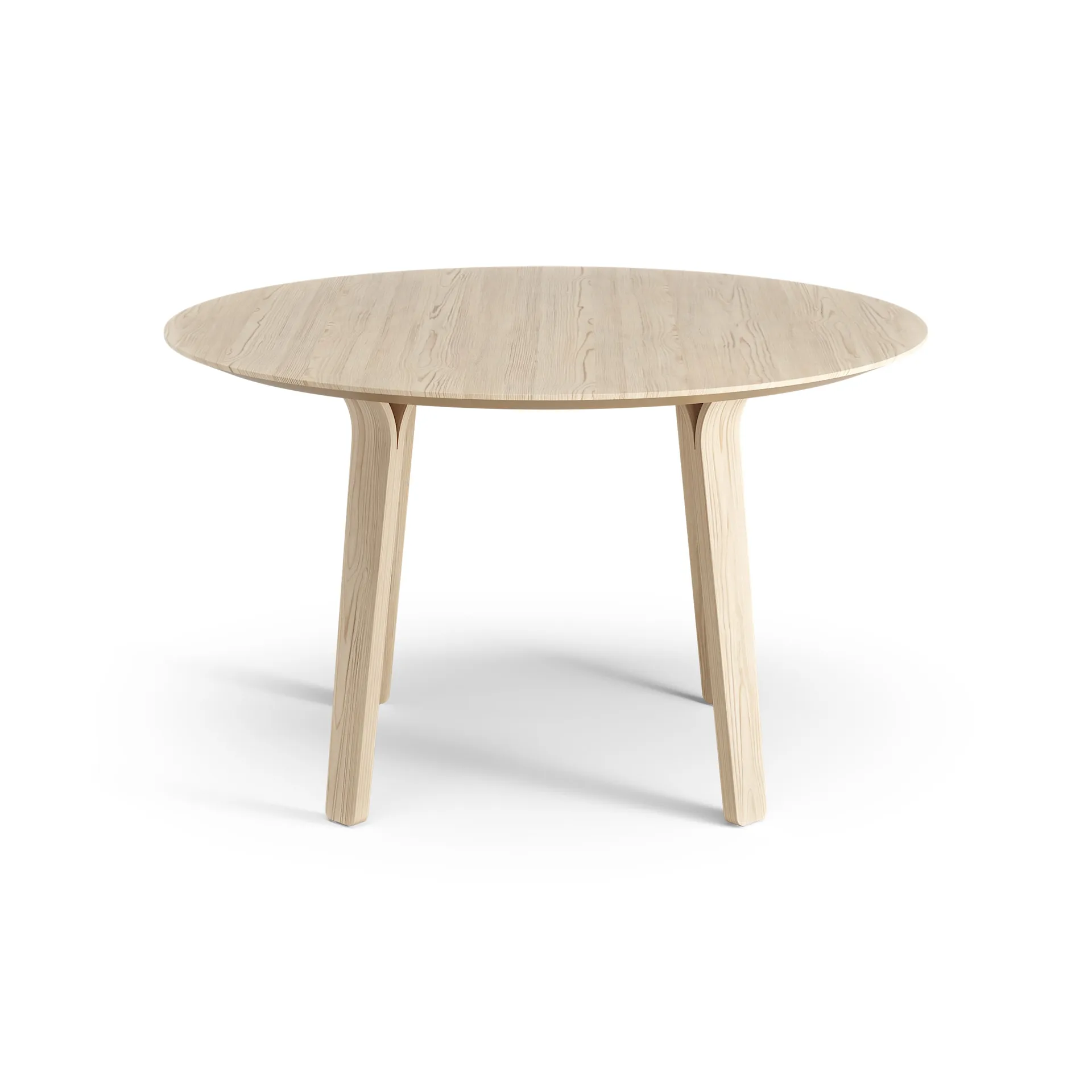 Divido table Ø120 cm, Ash laquered Swedese