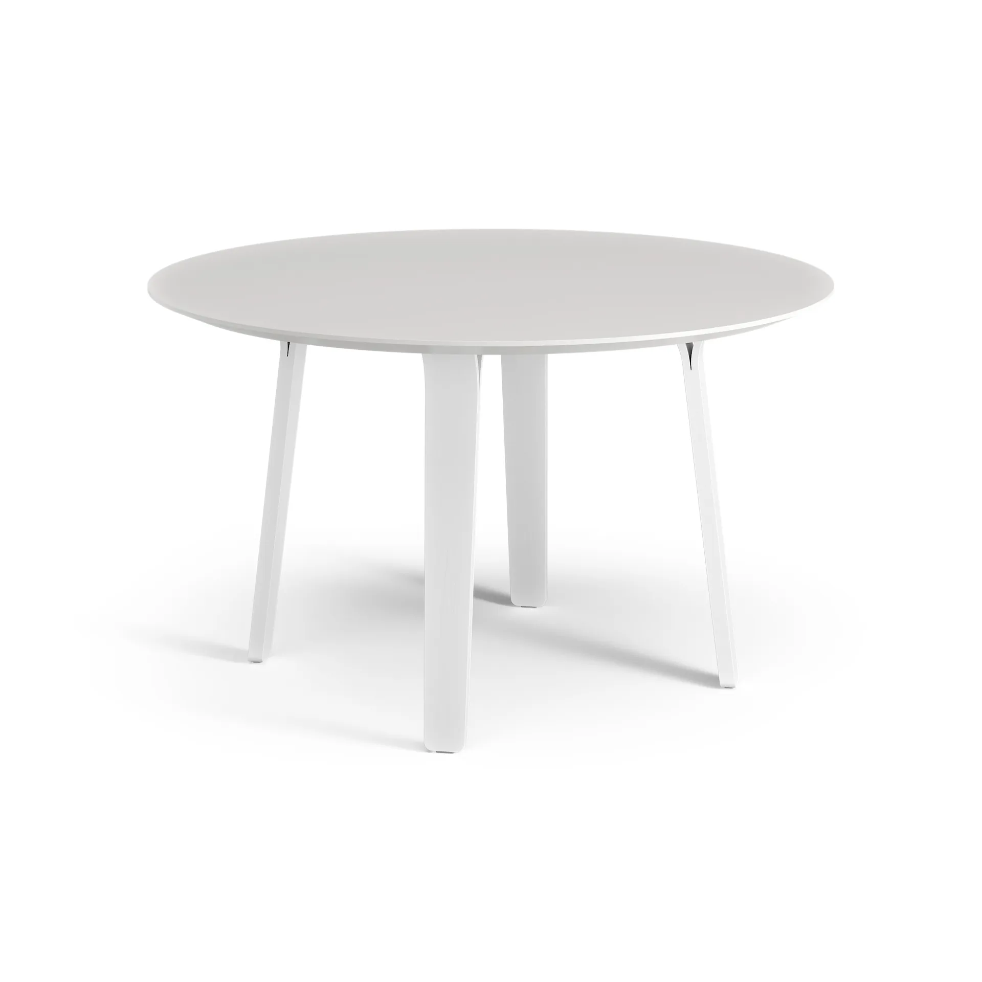 Divido table Ø120 cm, Ash White glazed Swedese
