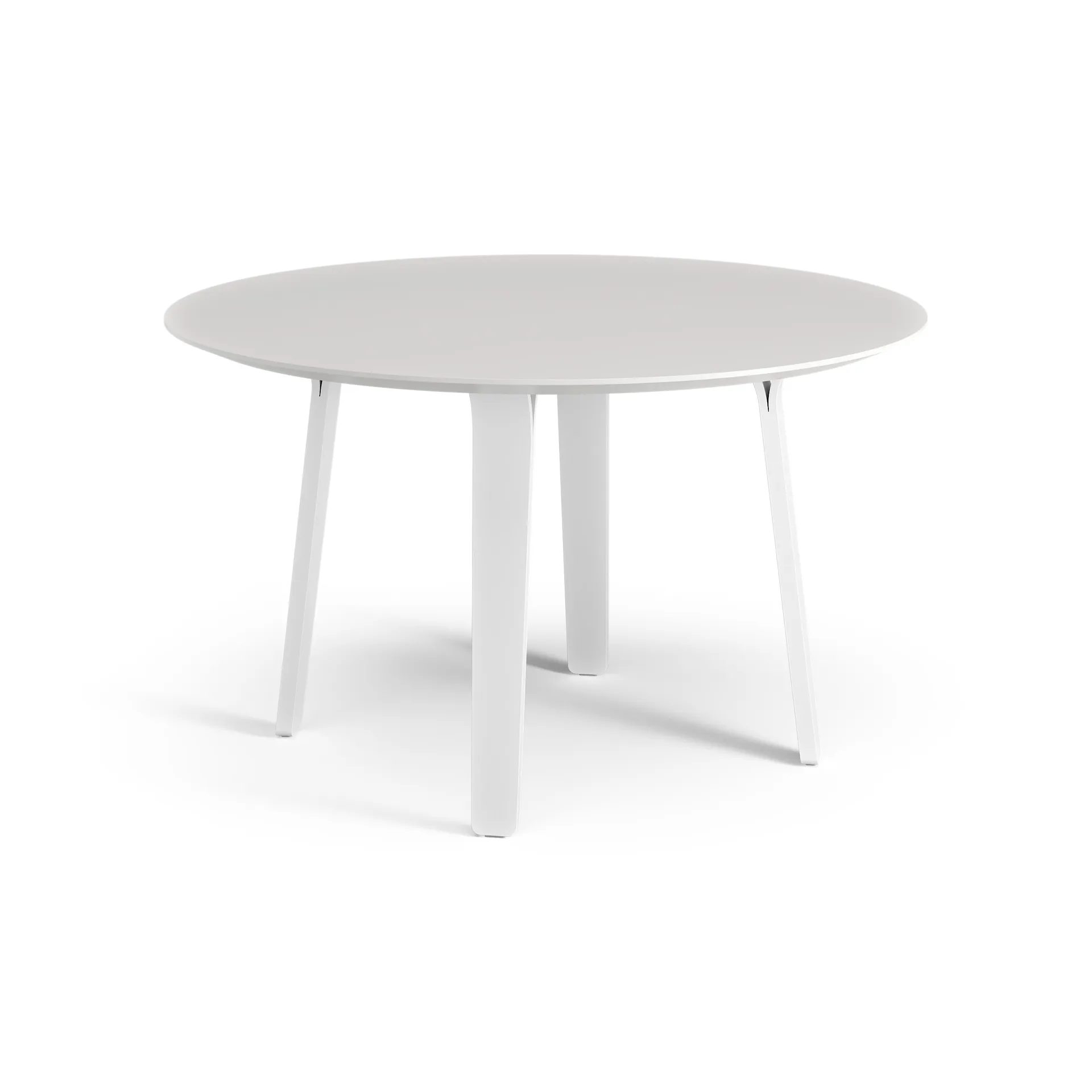 Divido table Ø120 cm, Ash White glazed Swedese