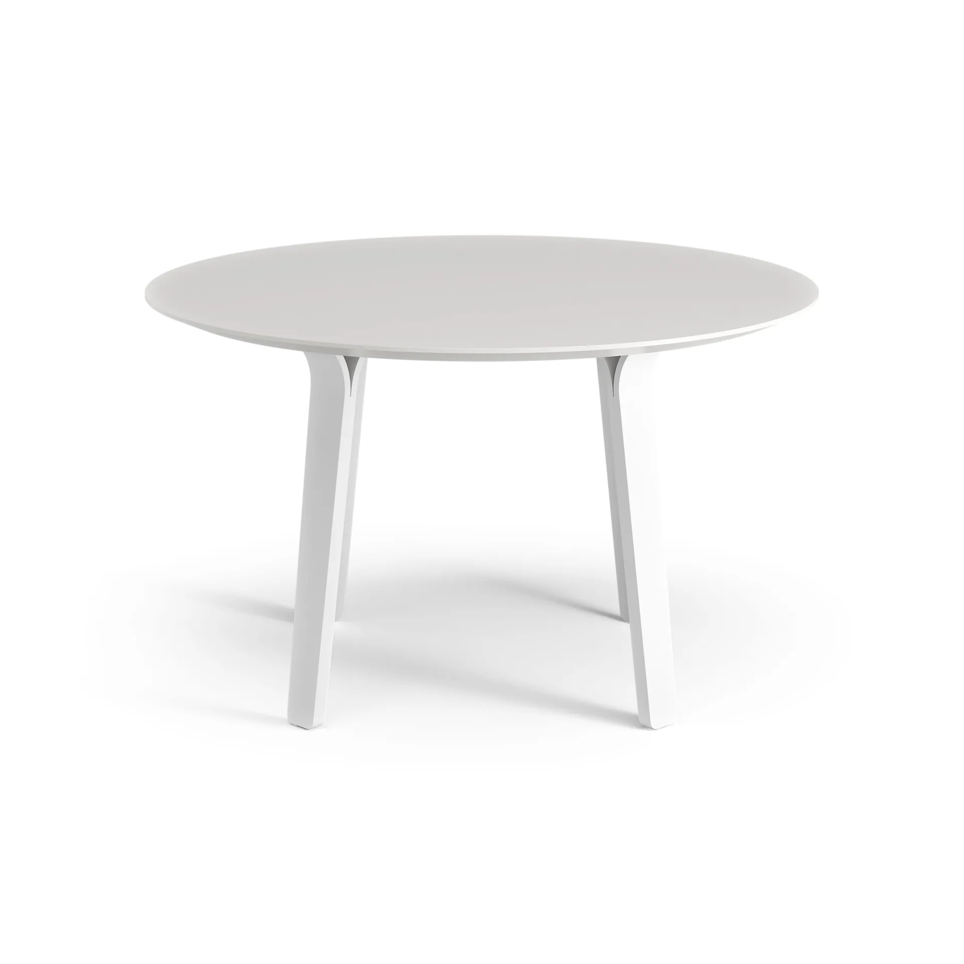 Divido table Ø120 cm, Ash White glazed Swedese