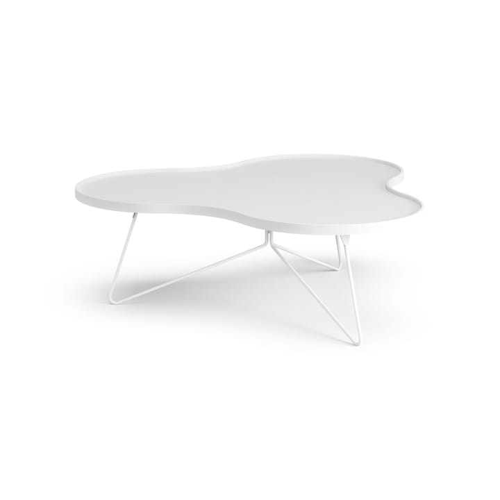 Flower mono table 107x114 cm - H39 cm Ash White glazed - Swedese