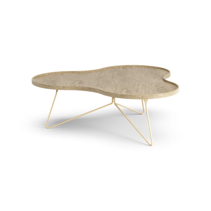 Flower mono table 107x114 cm, H39 cm Oak laquered Swedese