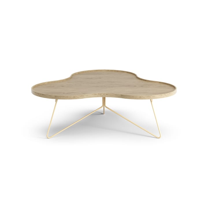 Flower mono table 107x114 cm, H39 cm Oak laquered Swedese