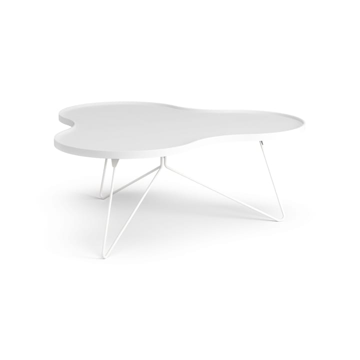 Flower mono table 107x114 cm - H45 cm Ash White glazed - Swedese