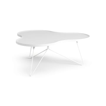 Flower mono table 107x114 cm - H45 cm Ash White glazed - Swedese