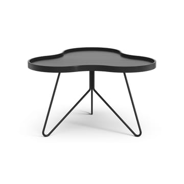 Flower mono table 62x66 cm - H39 cm Ash black glazed - Swedese