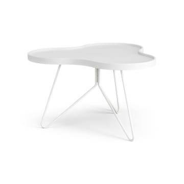 Flower mono table 62x66 cm - H39 cm Ash White glazed - Swedese