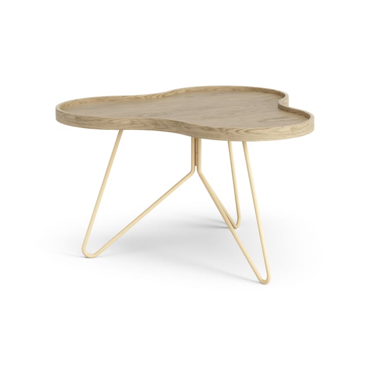 Flower mono table 62x66 cm, H39 cm Oak laquered Swedese