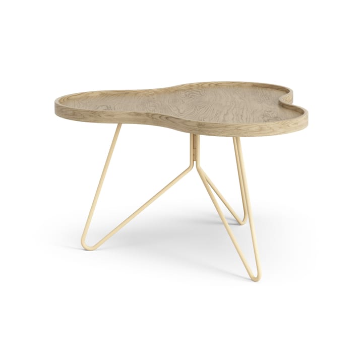 Flower mono table 62x66 cm, H39 cm Oak laquered Swedese