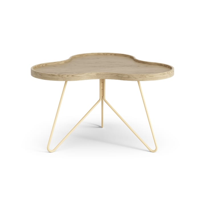 Flower mono table 62x66 cm, H39 cm Oak laquered Swedese