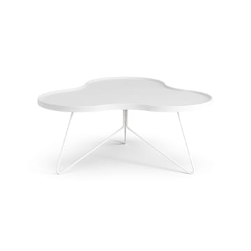 Flower mono table 84x90 cm - H39 cm Ash White glazed - Swedese