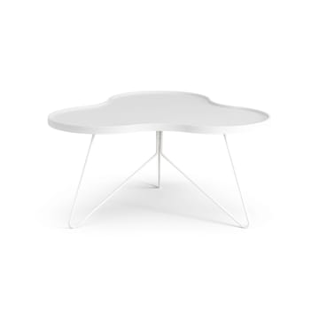 Flower mono table 84x90 cm - H45 cm Ash White glazed - Swedese