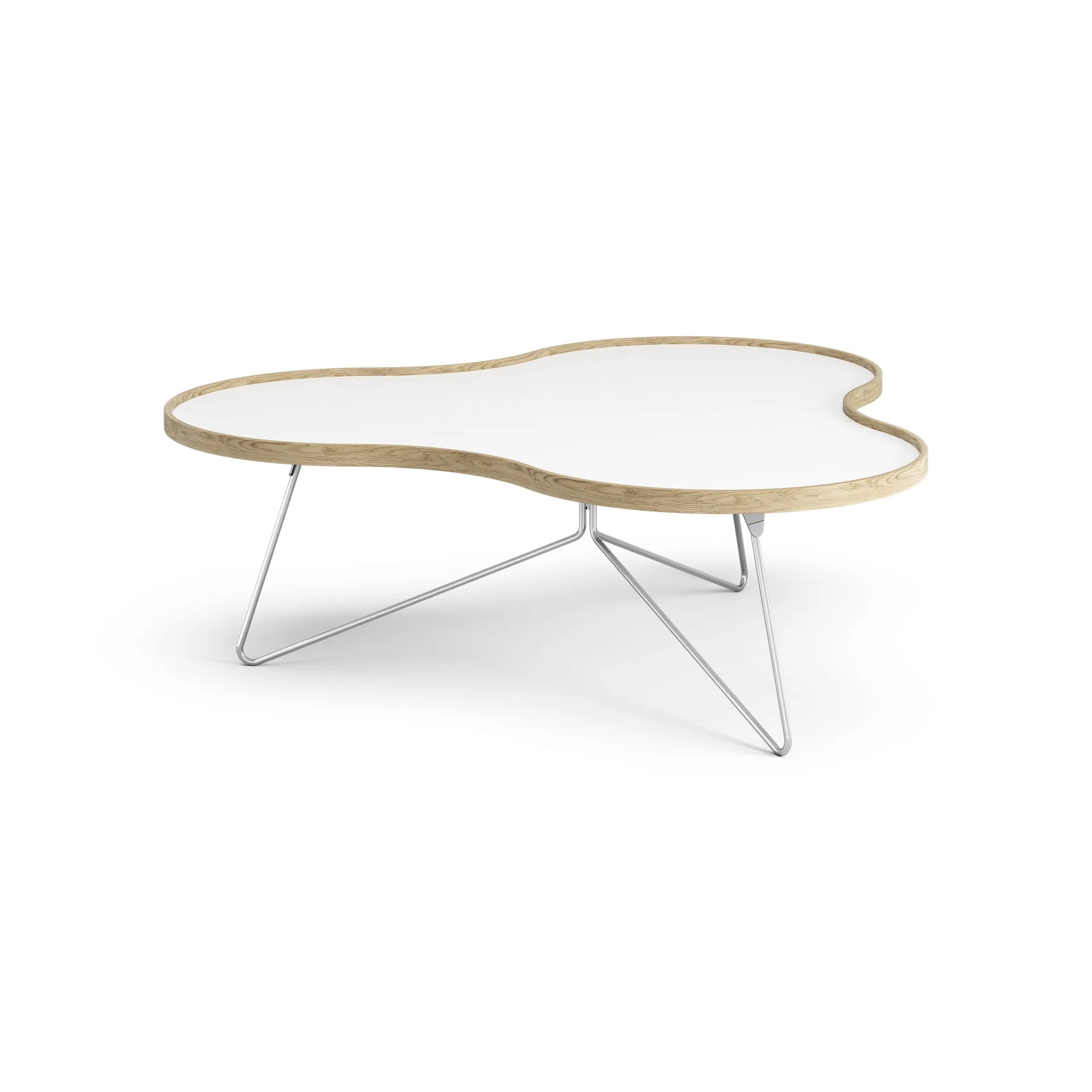 Flower table 107x114 cm, H45 cm Oak laquered Swedese