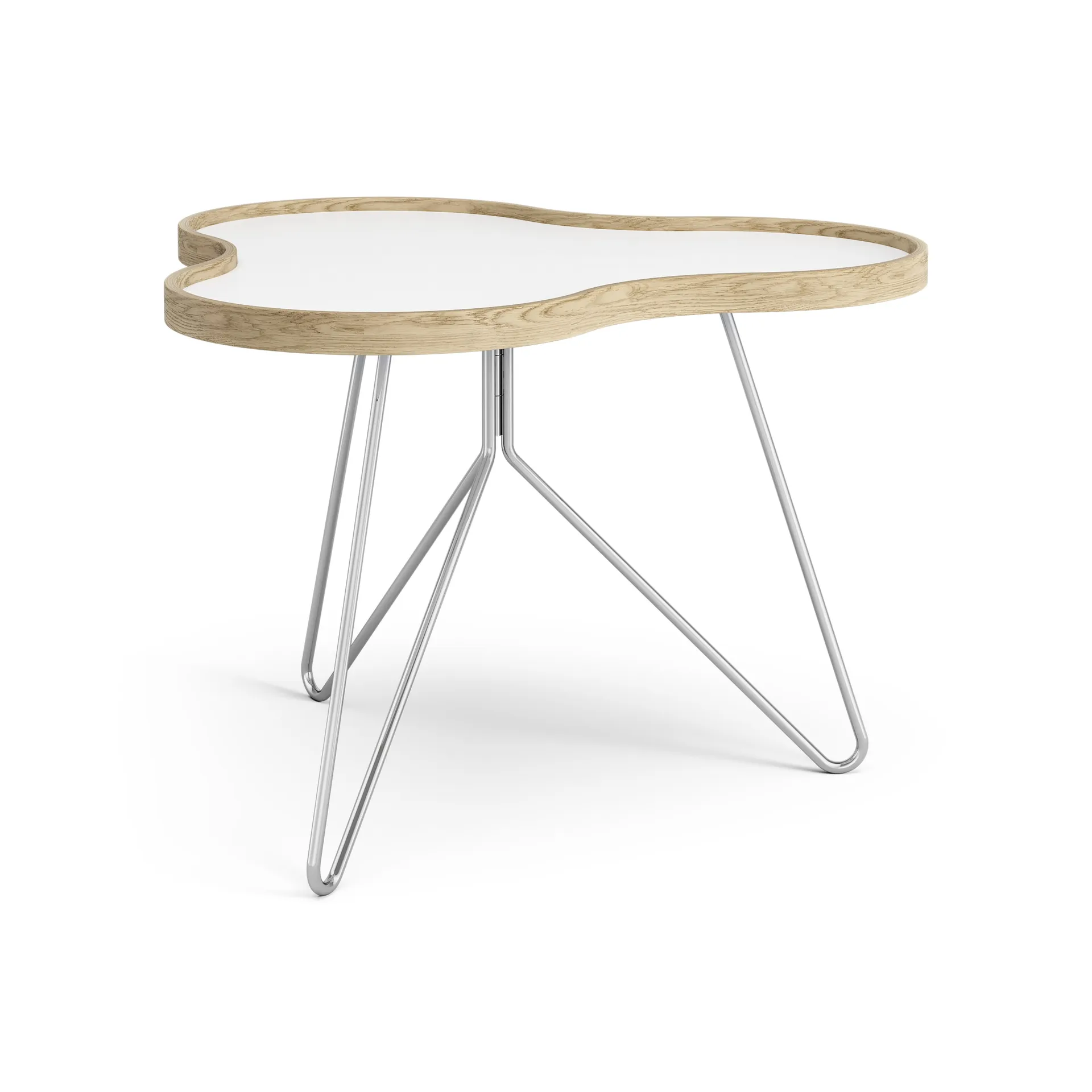 Flower table 62x66 cm, H45 cm Oak laquered Swedese