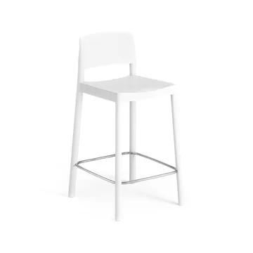 Grace bar stool 63 cm - Ash White glazed - Swedese