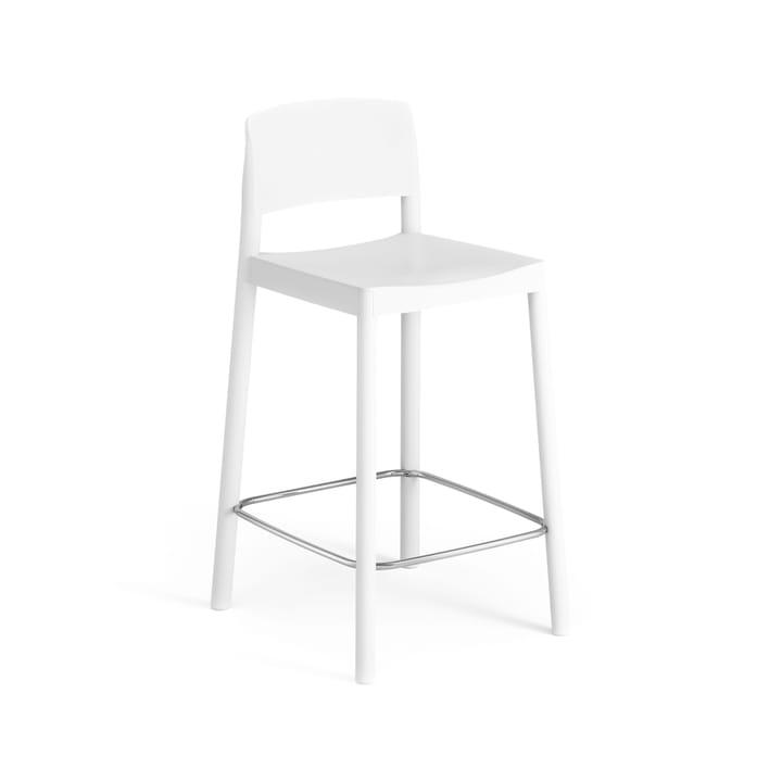 Grace bar stool 63 cm - Ash White glazed - Swedese