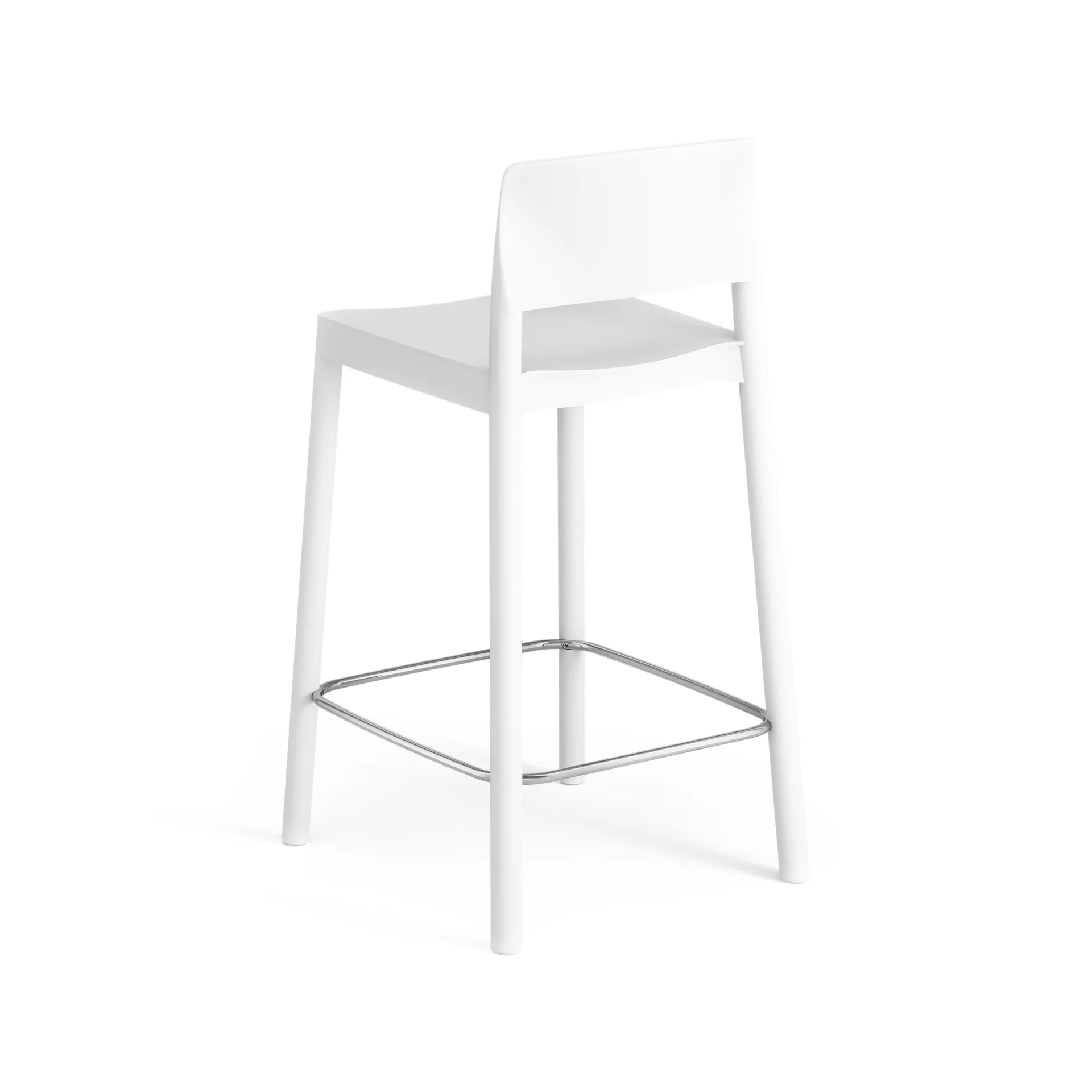 Grace bar stool 63 cm, Ash White glazed Swedese