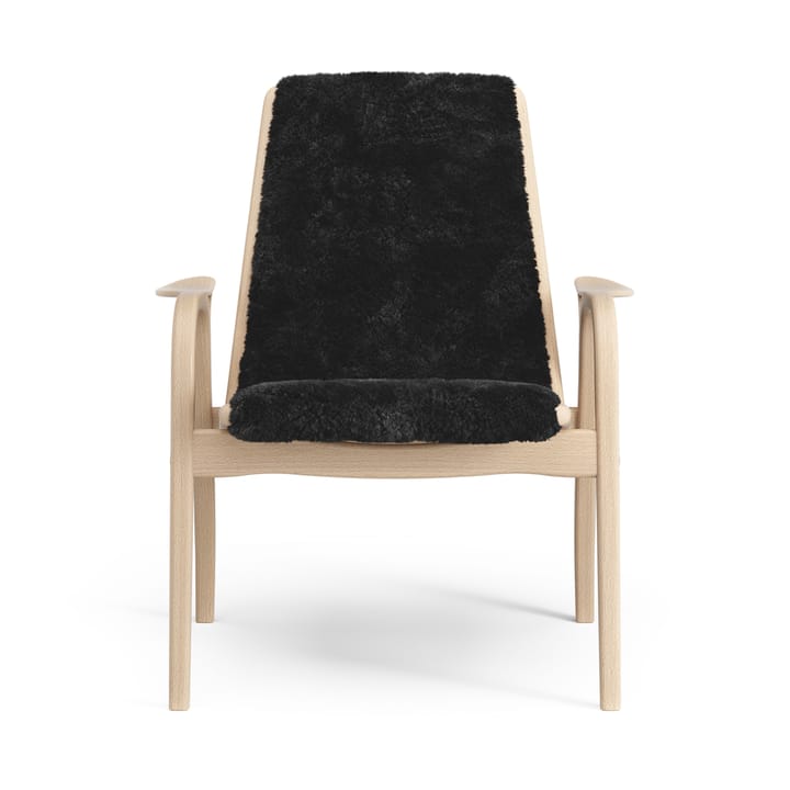 Laminett arm chair laquered beech/sheep skin - Black (black) - Swedese