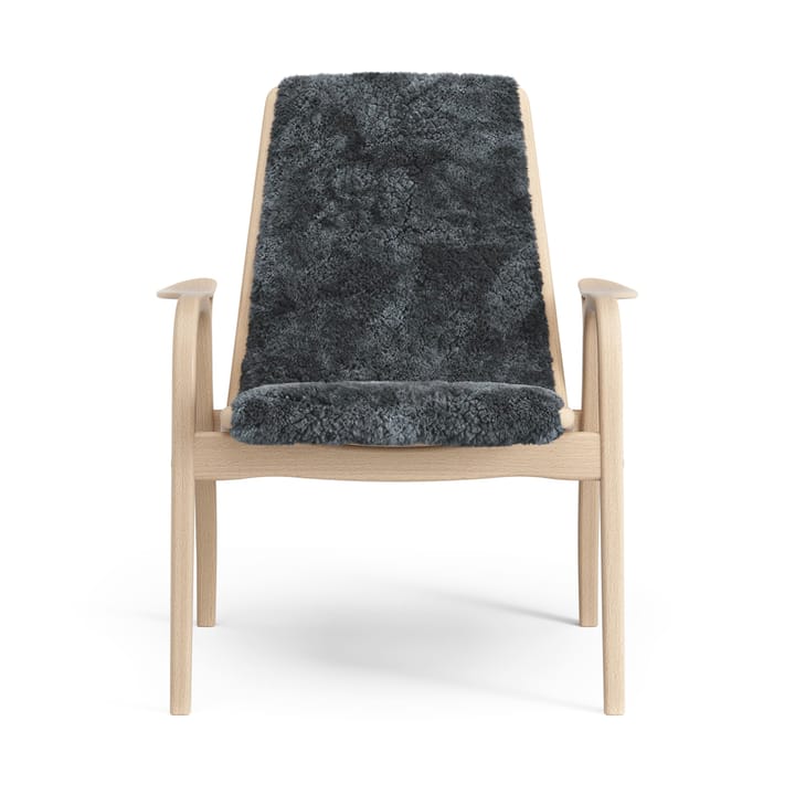 Laminett arm chair laquered beech/sheep skin - Charcoal (dark grey) - Swedese