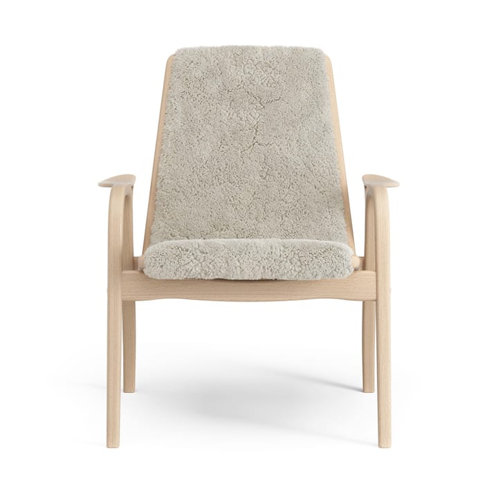 Laminett arm chair laquered beech/sheep skin - Moonlight (beige) - Swedese