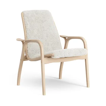 Laminett arm chair laquered beech/sheep skin - Off white (white) - Swedese