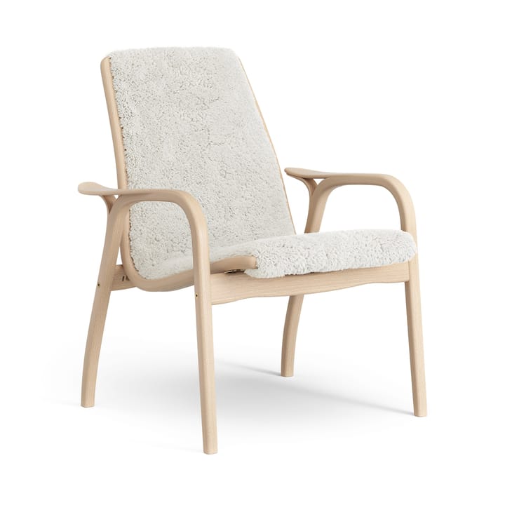 Laminett arm chair laquered beech/sheep skin - Off white (white) - Swedese