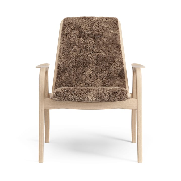 Laminett arm chair laquered beech/sheep skin - Sahara (nougat brown) - Swedese