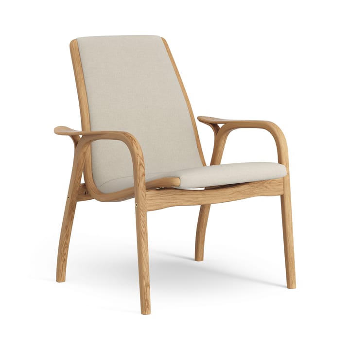 Laminett arm chair oiled oak/fabric - Lido 161 - Swedese