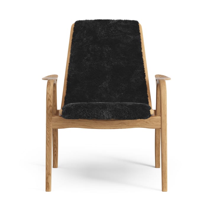 Laminett arm chair oiled oak/sheep skin - Black (black) - Swedese