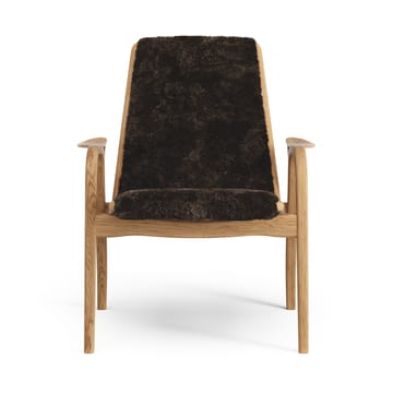 Laminett arm chair oiled oak/sheep skin - Espresso (brown) - Swedese