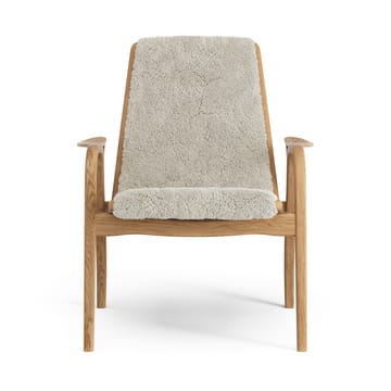 Laminett arm chair oiled oak/sheep skin - Moonlight (beige) - Swedese