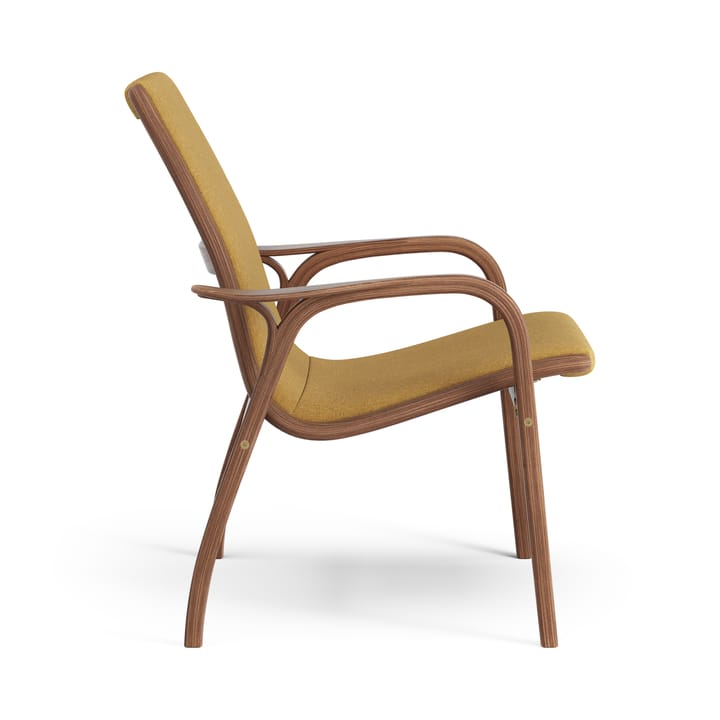 Laminett arm chair oiled walnut/fabric - Lido 154 - Swedese