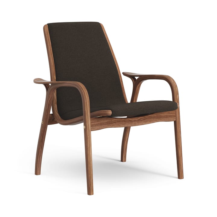 Laminett arm chair oiled walnut/fabric - Lido 77 - Swedese